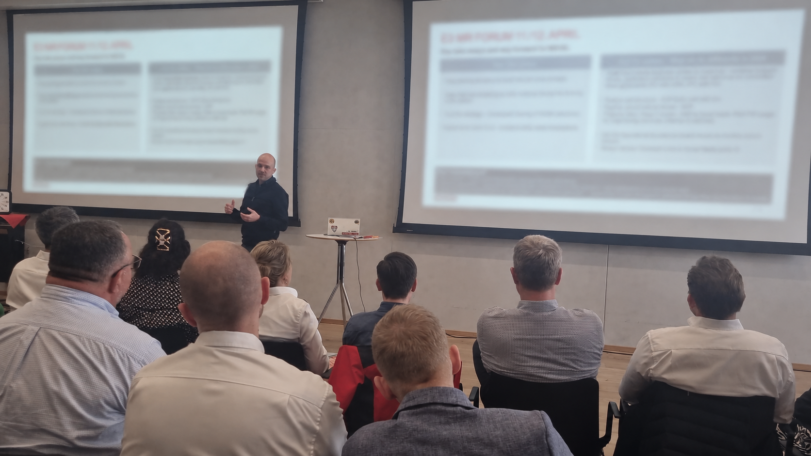 Carlo leading a strategic workshop.
